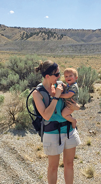 Rebecca McKean with her son, Seamus.